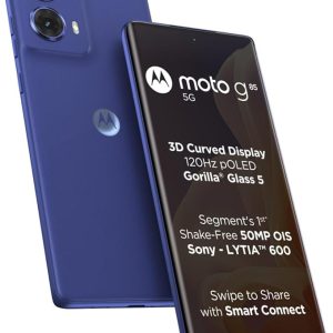 Motorola Moto G85 5G (Cobalt Blue, 8GB RAM, 128GB Storage) - Brand New | 6.67" Endless Edge pOLED Display